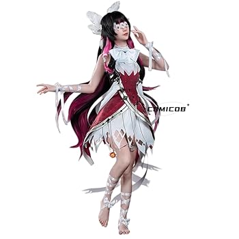 原神 コスプレ 衣装 ウィッグ ファデュイ 執行官 少女 コロンビーナ 猫屋小舗 原神 コスプレ ファデュイ 執行官 少女 コロンビーナ